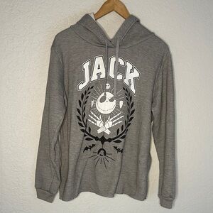 Disney Nightmare Before Christmas Jack Skeleton Hoodie Sweatshirt Tim Burton